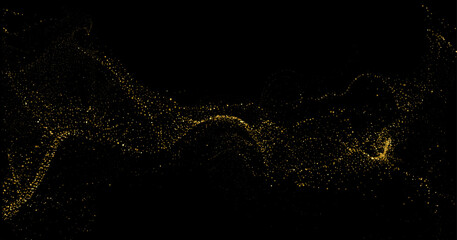Poster - Abstract shiny gold glitter design element. For New Year, Merry Christmas greeting card design