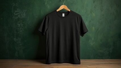 Wall Mural - Free photo shirt mockup concept with plain clothing colorful t-shirts mockup with copy space Ai