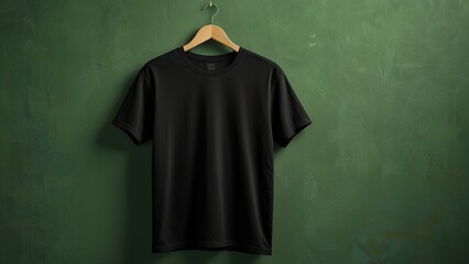 Wall Mural - Free photo shirt mockup concept with plain clothing colorful t-shirts mockup with copy space Ai