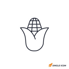 Leinwandbilder - Corn icon vector illustration. Corn symbol isolated on white background