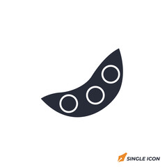 Leinwandbilder - Peas icon vector illustration. Peas symbol isolated on white background