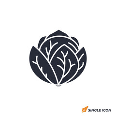 Poster - Cabbage icon vector illustration. Cabbage symbol isolated on white background