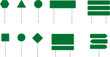 © Volodymyr - Traffic signs vector, green road signs blank. Blank signs vector for information of road direction, maps, text or banner with place for text. Isolated information direction sign.