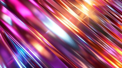 Poster - Vibrant abstract background with colorful light streaks and reflections creating a dynamic and energetic atmosphere.