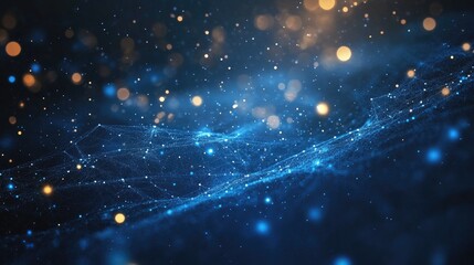 Wall Mural - Abstract background with a celestial, starry night sky theme