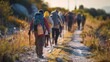 © fourtakig - Christian pilgrims walking the Camino de Santiago, demonstrating the importance of spiritual journeys