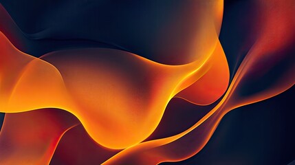 Poster - Abstract background with a smooth gradient and minimalist shapes