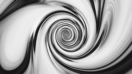 Abstract background with swirling, hypnotic patterns in monochrome