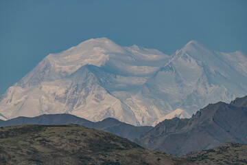 Wall Mural - Denali / Mount McKinley is the highest mountain peak in North America, Located in the Alaska Range in the interior of the U.S. state of Alaska, Denali National Park and Preserve