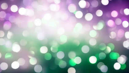 Wall Mural - blur background with bright lights and colorful white green violet gradient abstract festive pattern