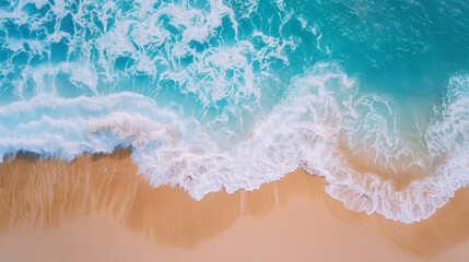 aerial view of shores beach and the sea