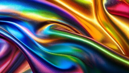 Wall Mural - iridescent rainbow like texture full frame abstract colorful background