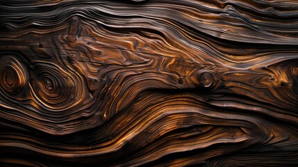 Wall Mural - Intricate Wood Grain Pattern