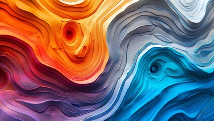 Wall Mural - This is an illustration of an organic gradient wallpaper background header using generative AI.