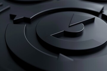 Poster - A close-up shot of a clock sitting on a table, great for use in various contexts such as timekeeping or nostalgia