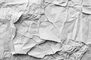 Aufkleber - A close-up shot of a blank piece of paper in black and white