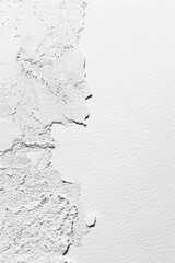 Aufkleber - A close-up shot of a white wall with some paint on it, ideal for decorating or DIY tutorials