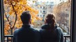 © Ziyan - Couple looking out balcony