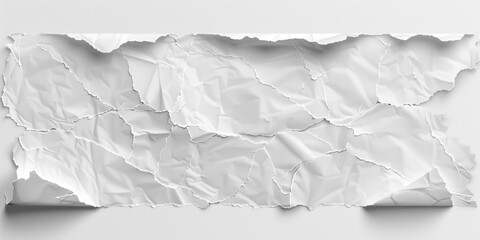 Poster - A ripped page with edges frayed and fibers exposed
