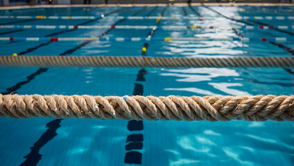 Wall Mural - Empty sports pool