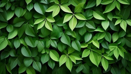 Wall Mural - close up view of a leafy plant growing on a wall great for nature or green themes