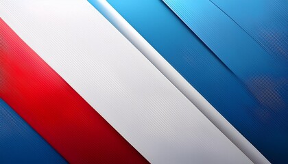 Wall Mural - abstract diagonal wallpaper background with blue red and white colors