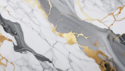 Wall Mural - elegant marble texture background with luxurious gold details and smooth grey marbling creating a sophisticated and stylish design