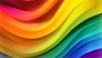 Wall Mural - rainbow abstract gradient noisy grain background texture contemporary art wave design