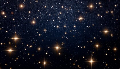 Wall Mural - particles falling space and stars imitation use for background and texture