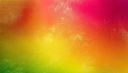 Poster - abstract background with colorful gradient and grunge texture design template with gold red pink coral peach orange yellow lemon lime and green colors