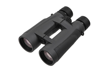 Wall Mural - Modern binoculars. An optical instrument for observation at long distances. Isolate on a white back.