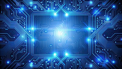 Sticker - Futuristic  of electronic circuit technology background, futuristic,, electronic, circuit, technology, background, abstract