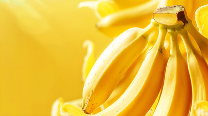 Canvas Print - close up of bananas