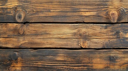 Wall Mural - Rustic Charm: Aged Wooden Planks Tell a Story 