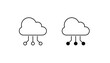 © Graphicsmine - Cloud Computing icon design with white background stock illustration