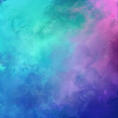 Poster - A vibrant abstract background featuring a blend of blue, green, and purple colors that evoke creativity and calmness.