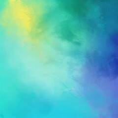 Poster - A vibrant abstract background featuring smooth gradients of blue, green, and yellow, perfect for artistic and creative projects.