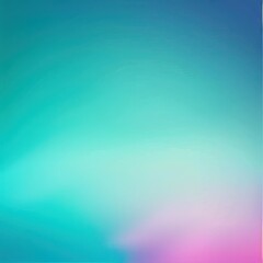 Poster - A vibrant abstract background featuring soft gradients of turquoise and pink, perfect for modern design projects.