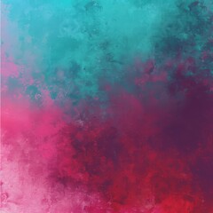 Poster - Vibrant abstract artwork with swirling colors of turquoise, pink, and purple, perfect for modern decor or creative projects.