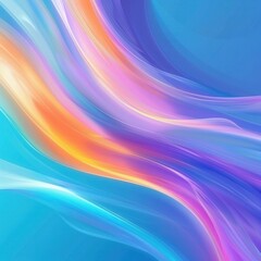 Poster - Vibrant abstract background featuring flowing pastel colors. Ideal for design projects, digital art, and creative presentations.