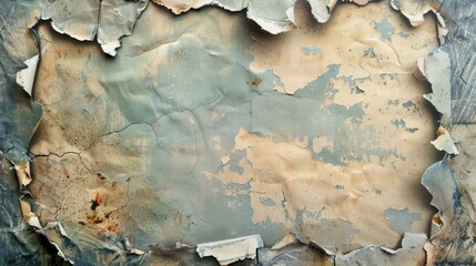 ripped faded paper backdrop surface placard