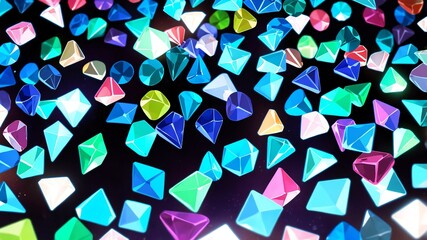 Poster - colorful diamond pattern texture retro abstract background illustration art design backdrop copy space