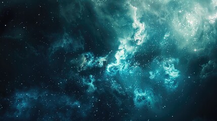 Aufkleber - Abstract galaxy backdrop with creative space