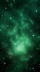 Poster - Digital green star glitter geometric abstract graphics poster background