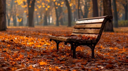 Poster - Autumn Colors in the Park 