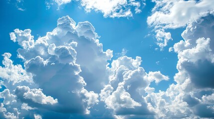 Canvas Print - The ever-changing formations of clouds make the sky a living canvas