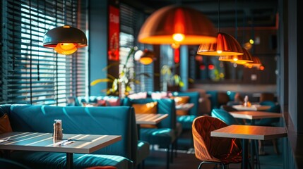 Poster - How can statement lighting enhance the visual appeal of commercial spaces like restaurants and hotels