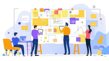 Poster - implementing agile methodologies to iterate and evolve creative projects based on rapid feedback and