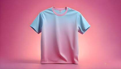 Canvas Print - Pink tshirt collection mockup front back side 11