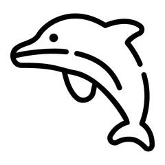 Sticker - dolphin